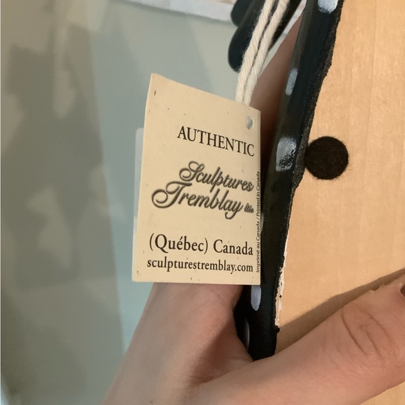 Vintage TREMBLAY CANADA Wooden Duck Sculpture Wine Bottle Holder Painted NEW - Picture 12 of 16